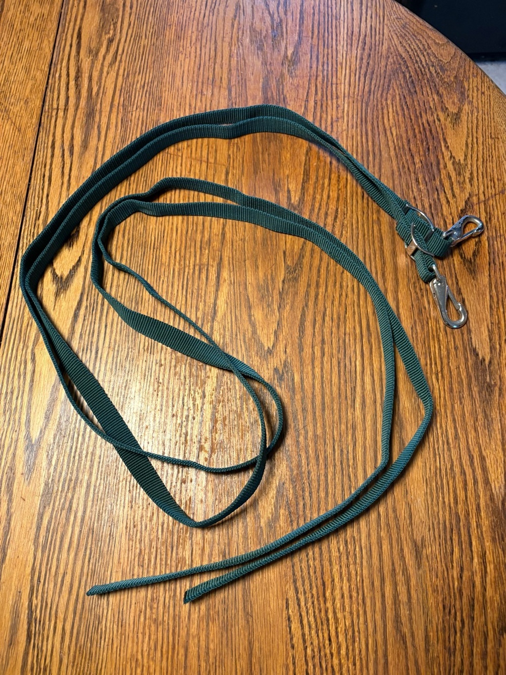 Horse Tack Mustang Green Nylon Noseband Tie Down Matching Reins - Picture 4 of 5
